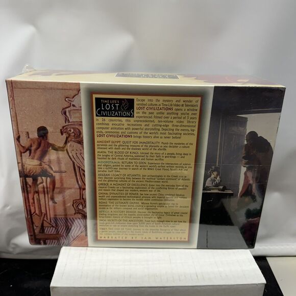 Time Life's Lost Civilizations 10-Tape VHS Set Egypt Greece Maya Atlantis RARE - Picture 3 of 6